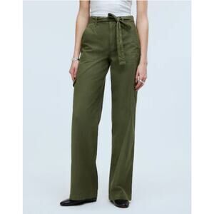 Griff Superwide-Leg Cargo Pants in Garment Dye